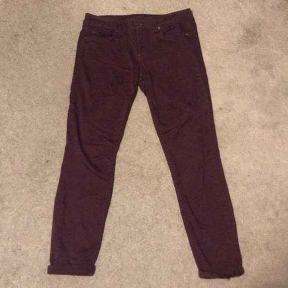 Arizona Jean Company Denim - Maroon Arizona Skinny Jeans